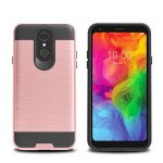 Wholesale LG Q7 / Q7+ Plus / Alpha / Q7α Armor Hybrid Case (Rose Gold)